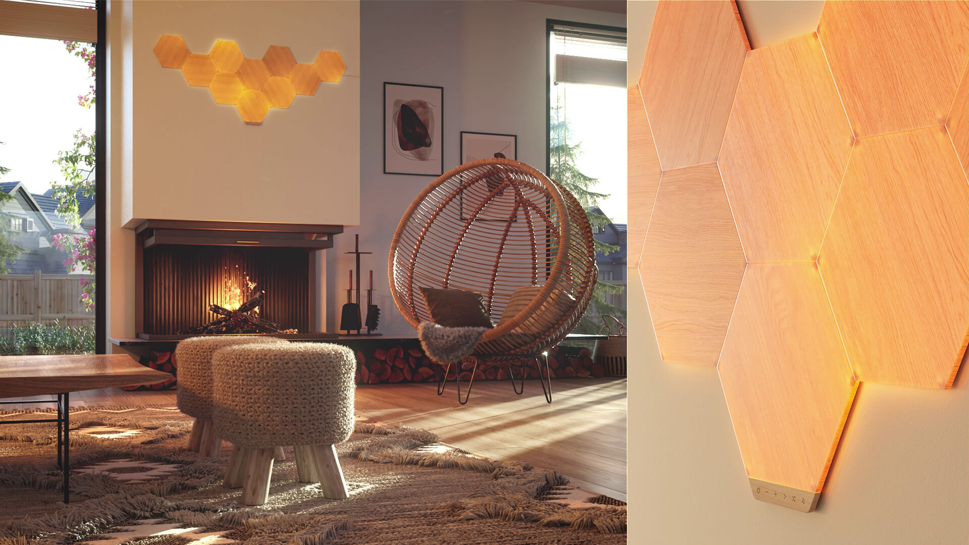 Nanoleaf Elements | Smart LED Wood Look Hexagons (Canada)