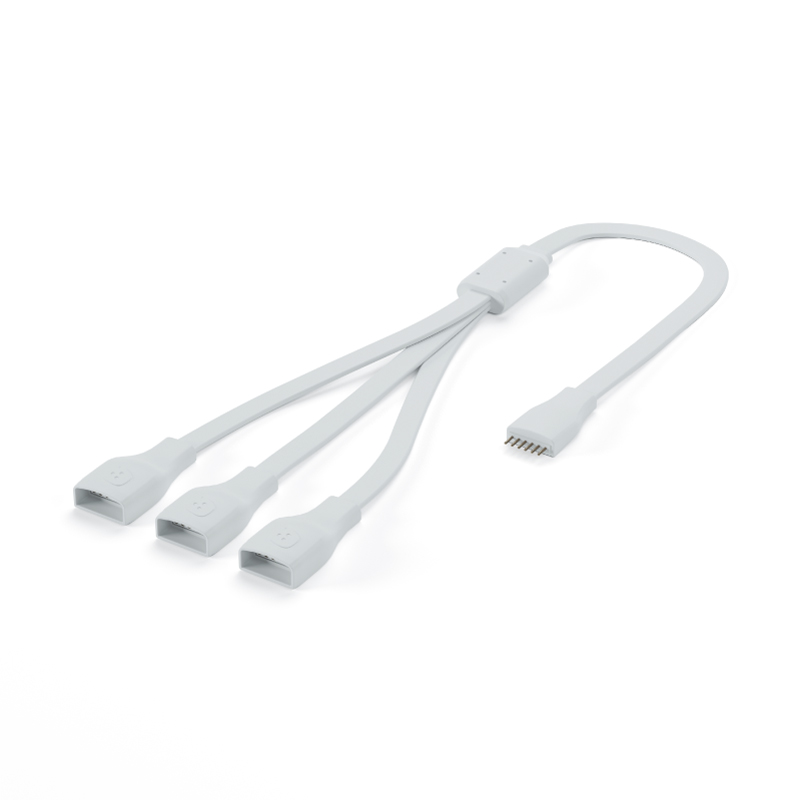 Nanoleaf Essentials Thread enabled color changing smart light strip splitter. 1:3. Similar to Twinkly, Wyze. HomeKit, Google Assistant, Amazon Alexa, IFTTT.