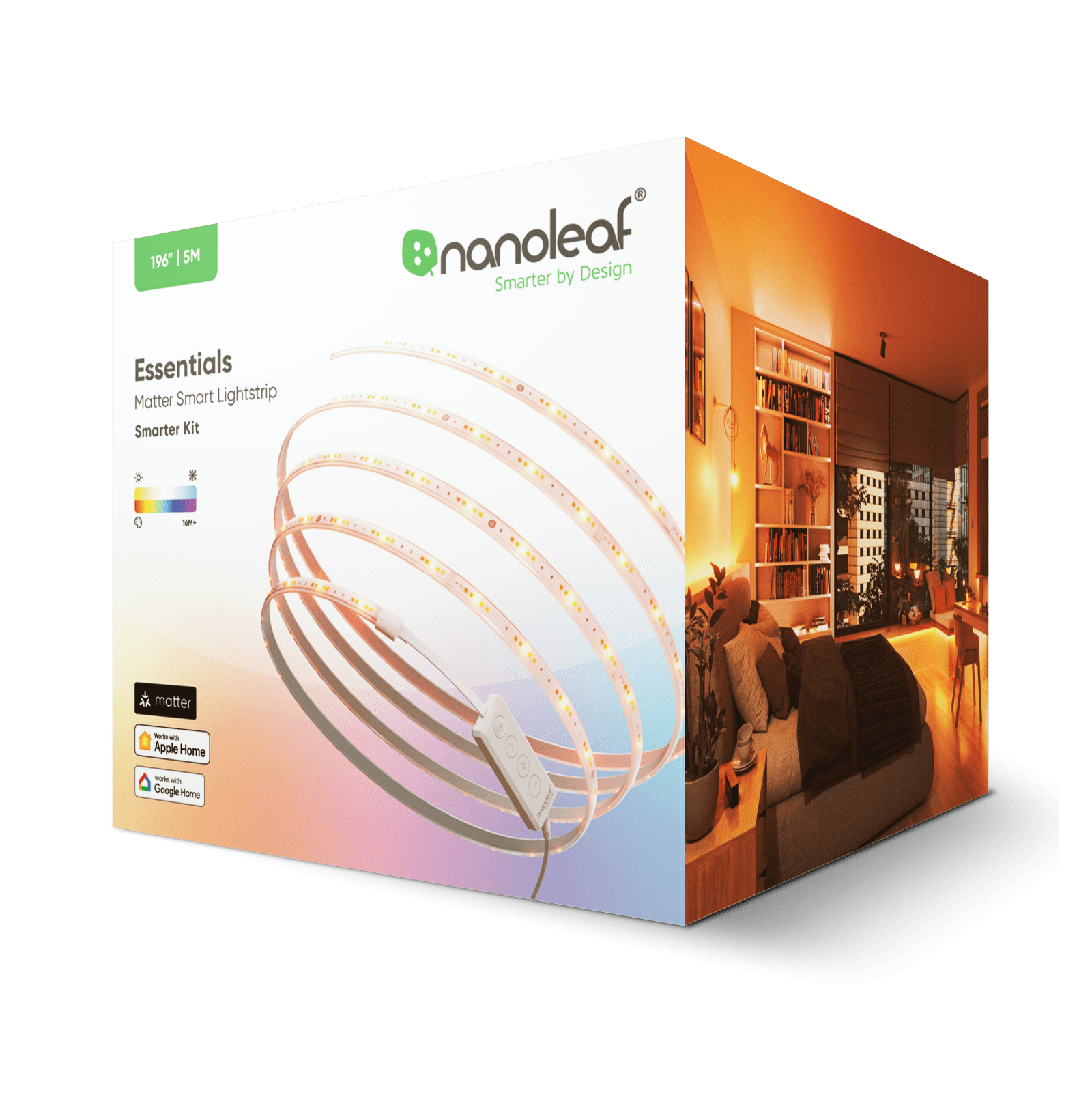 Nanoleaf Essentials Thread enabled color changing smart light bulbs. 3 pack. Similar to Wyze. HomeKit, Google Assistant, Amazon Alexa, IFTTT.