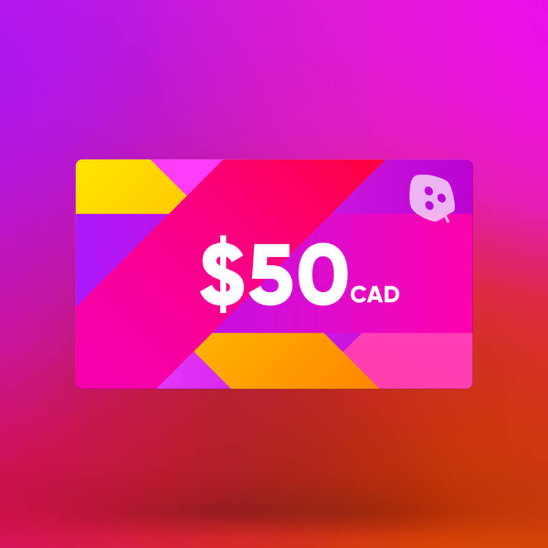 Nanoleaf $50 CAD gift card. 