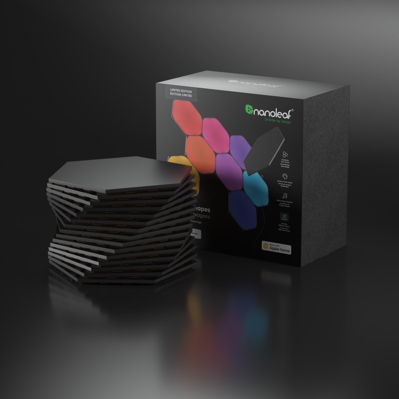 Shapes Limited Edition Ultra Black Hexagons Smarter Kit (15